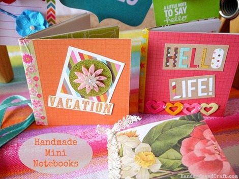 Handmade Mini Notebooks {DIY}