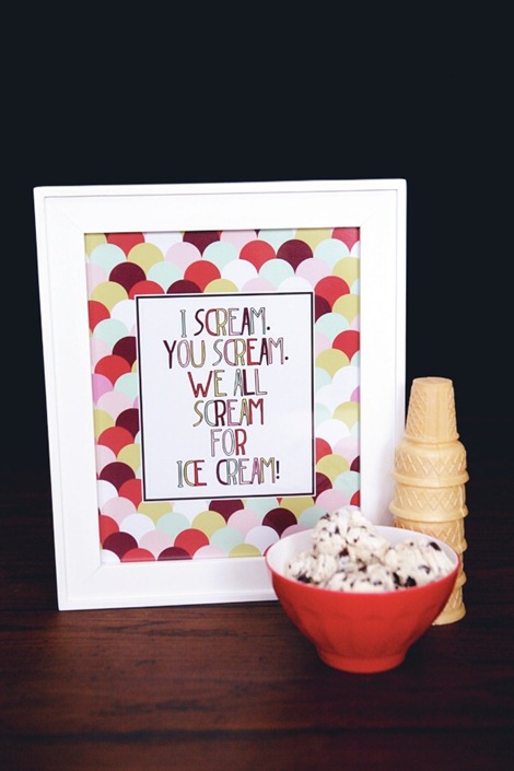 Ice Cream Printable - Eighteen 25