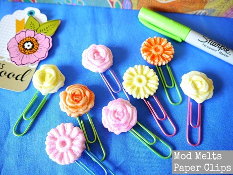 Mod Melts Paper Clips - DIY Gift