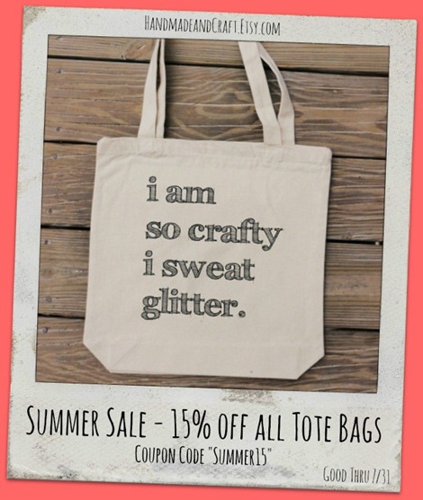 Summer Sale at HandmadeandCraft on Etsy