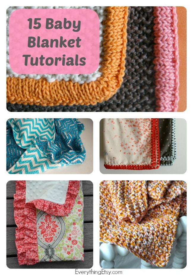 15 Baby Blanket Tutorials - Handmade Gift on EverythingEtsy.com