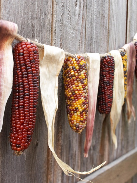 Corn and Husk Garland