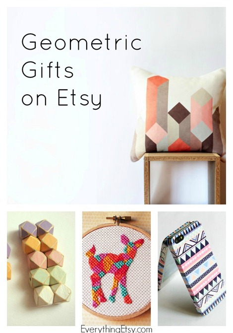 Geometric Gifts on Etsy - Handmade Goodness @EverythingEtsy