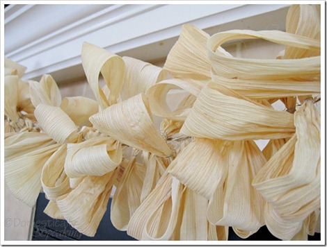 corn husk garland