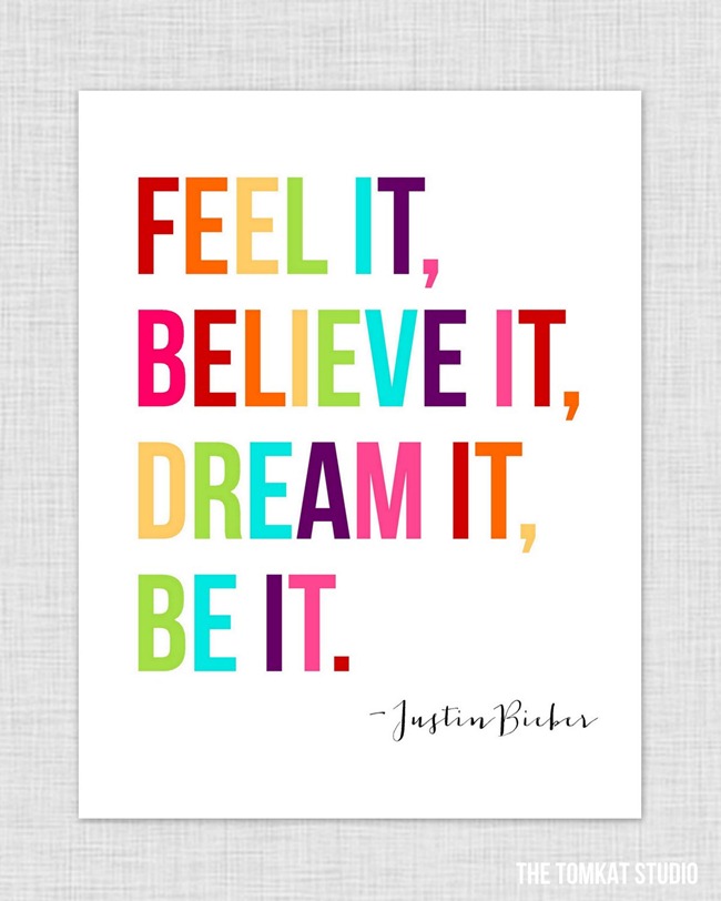 Believe It Printable - The TomKat Studio