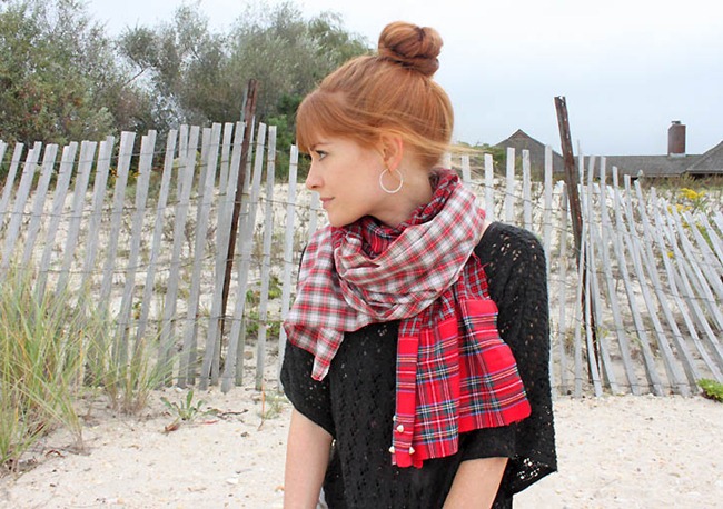 Flannel Scarf DIY