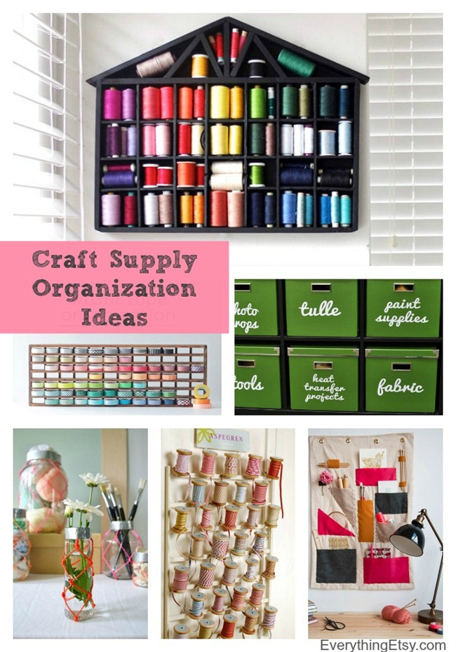 Organize Your Craft Supplies - Fresh Ideas to Inspire! EverythingEtsy.com