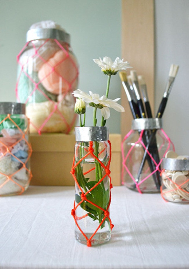 Organize your craft supplies - sugar and cloth