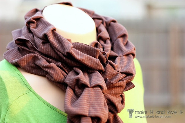 Pleated Knit Scarf - Make It Love It