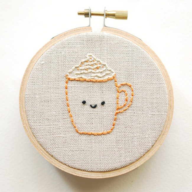 Latte Love Cross Stitch Pattern