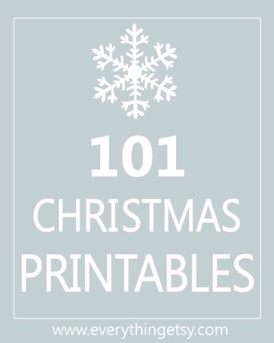 12 Christmas Card Printables {free downloads}