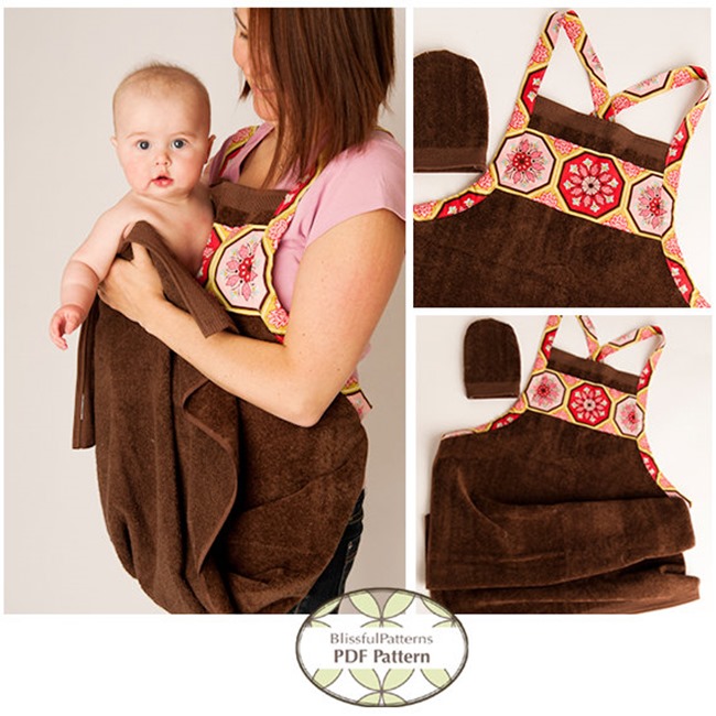 Everything Etsy Holiday Gift Guide - Baby Bath Apron Towel