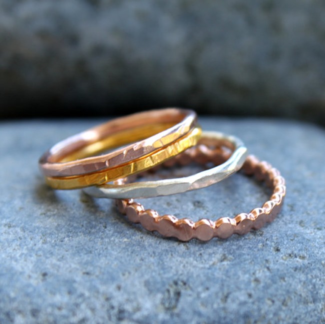 Everything Etsy Holiday Shopping Guide - Stacking Rings