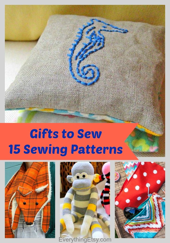 Gifts to Sew - 15 Sewing Patterns on EverythingEtsy.com
