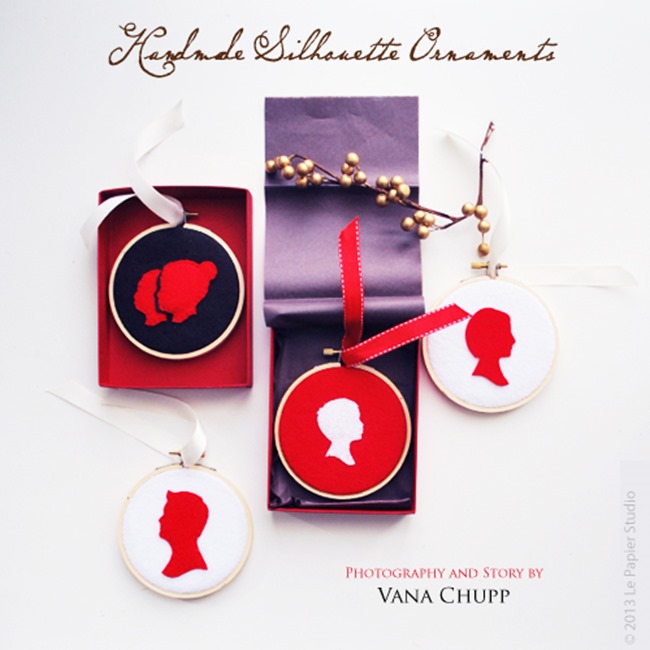 Handmade Silhouette Ornaments