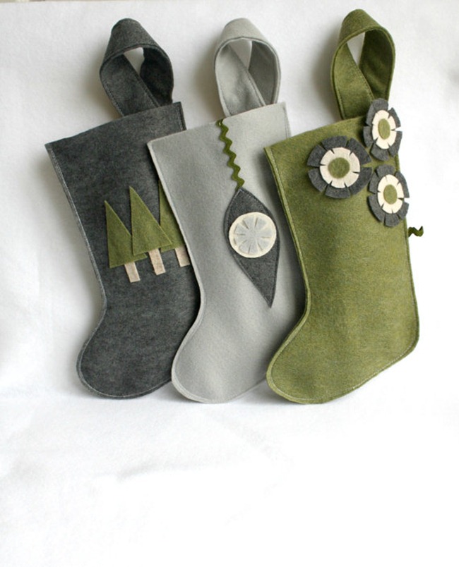 Holiday Gift Guide - Christmas felt stockings - RikRak