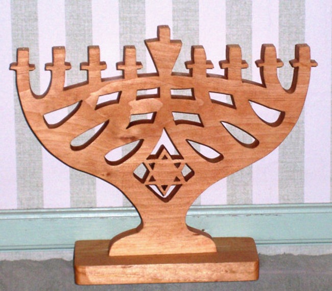 Holiday Gift Guide - Wooden Menorah