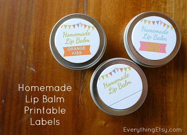 Homemade Lip Balm - Printables - EverythingEtsy