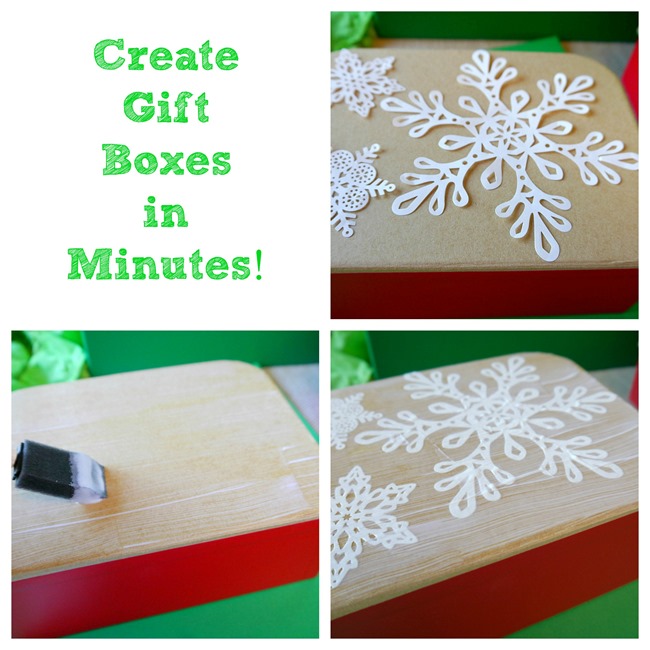 Snowflake gift box 