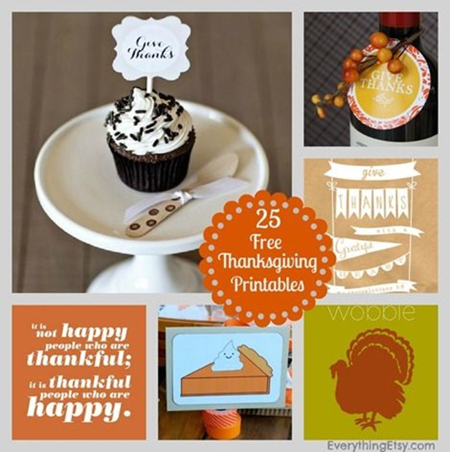 Thanksgiving Printables - Free Ones!