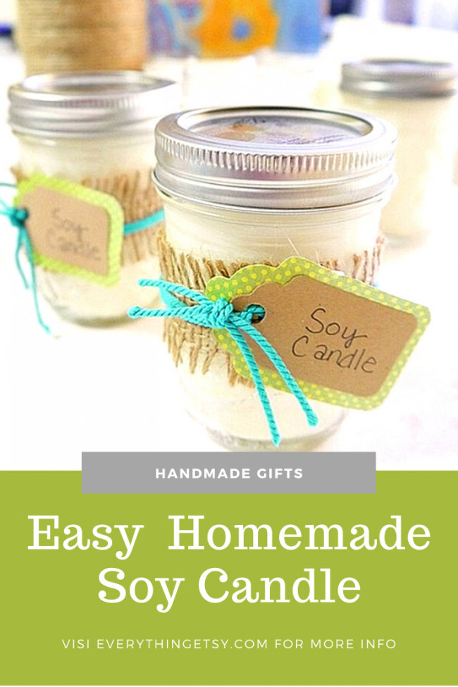 Homemade Soy Candles {DIY Gift}
