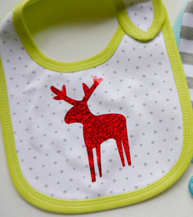 Holiday baby bib project