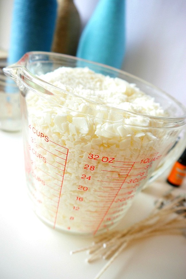 Homemade Soy Candles - Step 1