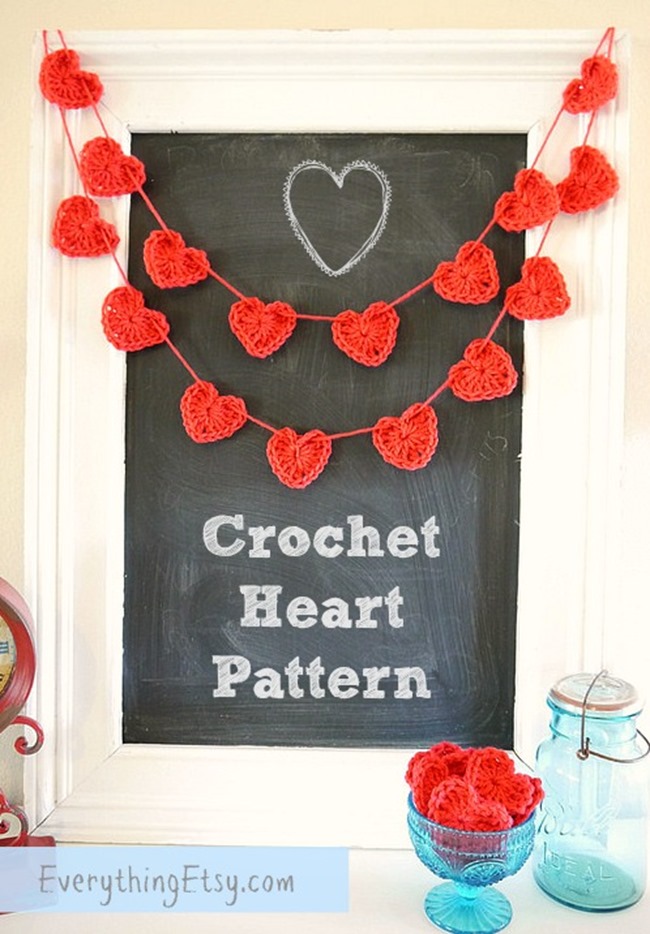 Crochet Heart Pattern - Free on EverythingEtsy.com