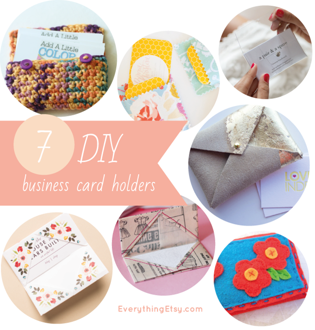 7 DIY Business Card Holders