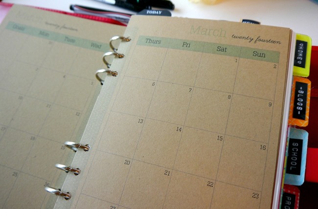 filofax calendar