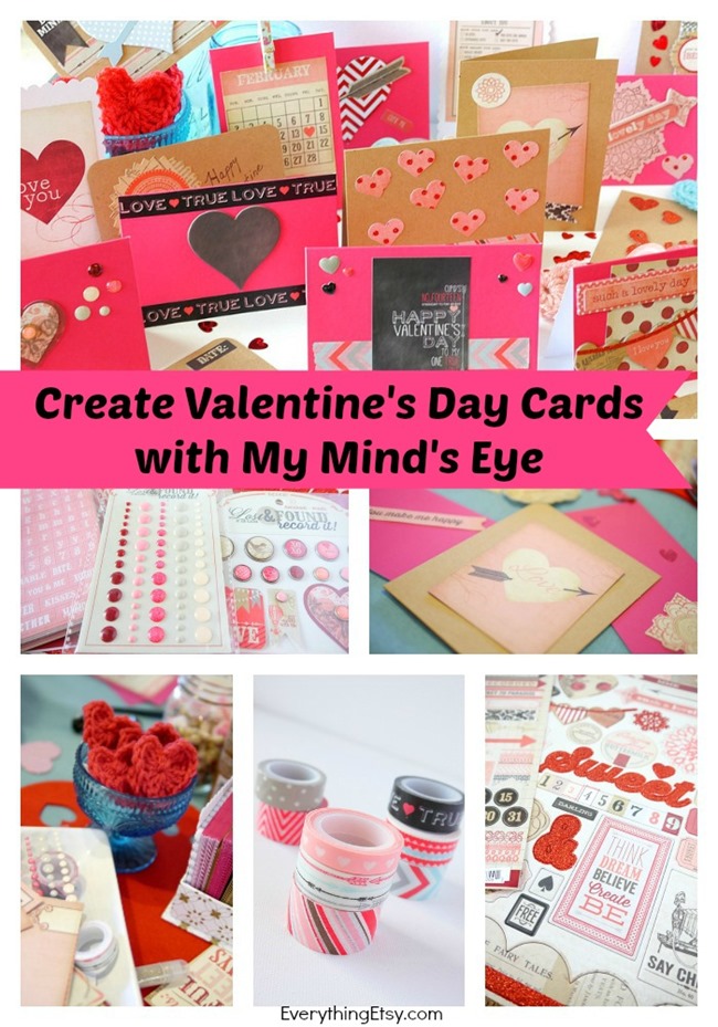 Create Valentine's Day Cards with My Mind's Eye l EverythingEtsy.com