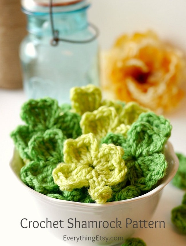 Crochet Shamrock Clover Leaf {Free Crochet Pattern & Video Tutorial} -  Crochet For Babies