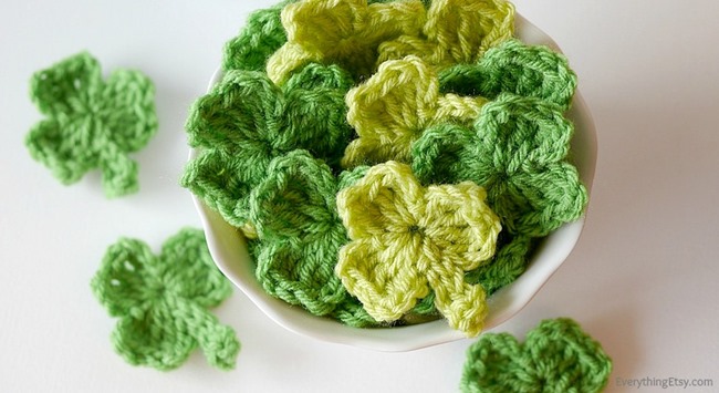 Easy Crochet Shamrock pattern / EASY crochet clover tutorial 