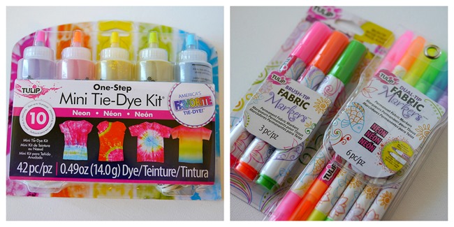 My tote bag supplies - Tulip Dye