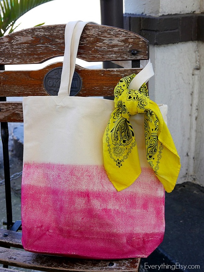 Spring Tote Bag Tutorial on EverythingEtsy.com