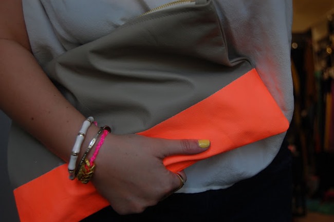 neon purse