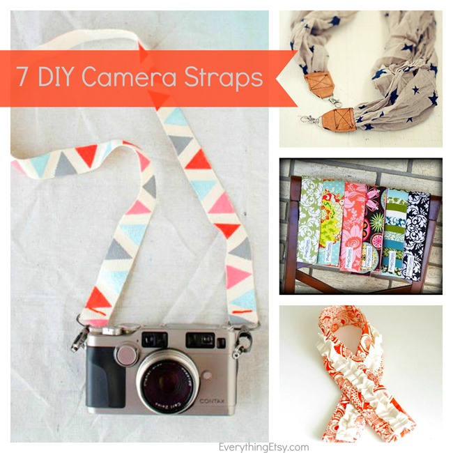 7 DIY Camera Strap Tutorials...simple to make! l EverythingEtsy.com