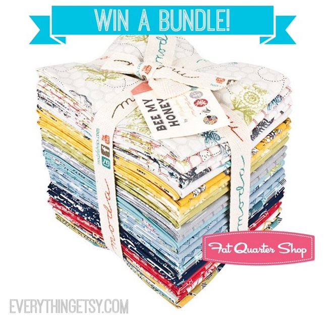 Fabric Giveaway! Win a bundle of designer fabric from @FatQuarterShop and @EverythingEtsy - Visit EverythingEtsy.com to enter!