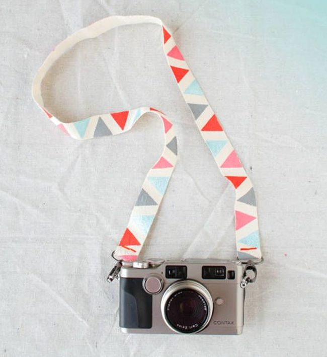 Geometric DIY Camera Strap - Design Love Fest