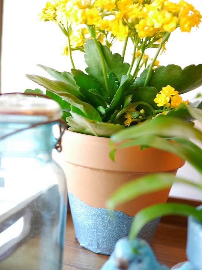 Spring Bling Flower Pot - EverythingEtsy.com