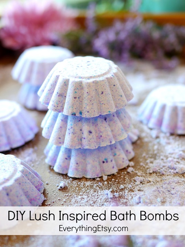 DIY Lush Inspired Bath Bombs - Tutorial on EverythingEtsy.com