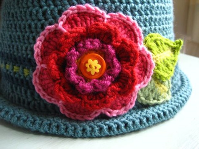 crochet flower pattern - attic 24