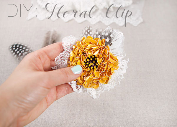 DIY Hair Accessories - Amazing Flower