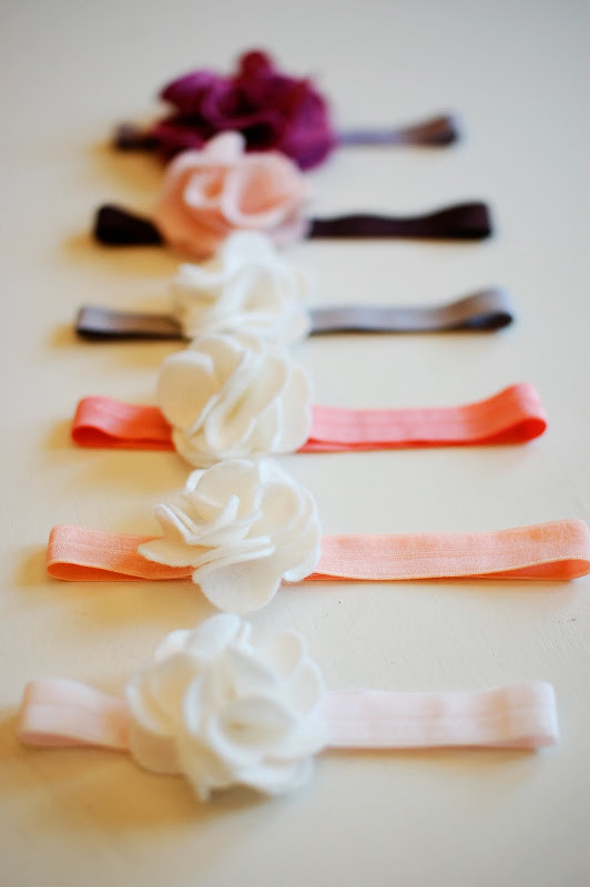 DIY Hair Accessories - Felt Flower Headband