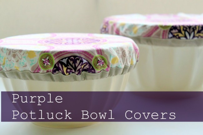 Gifts to sew - potluck bowl cover