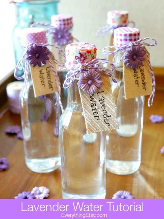 Lavender Water Tutorial - Easy and smells amazing! l EverythingEtsy.com