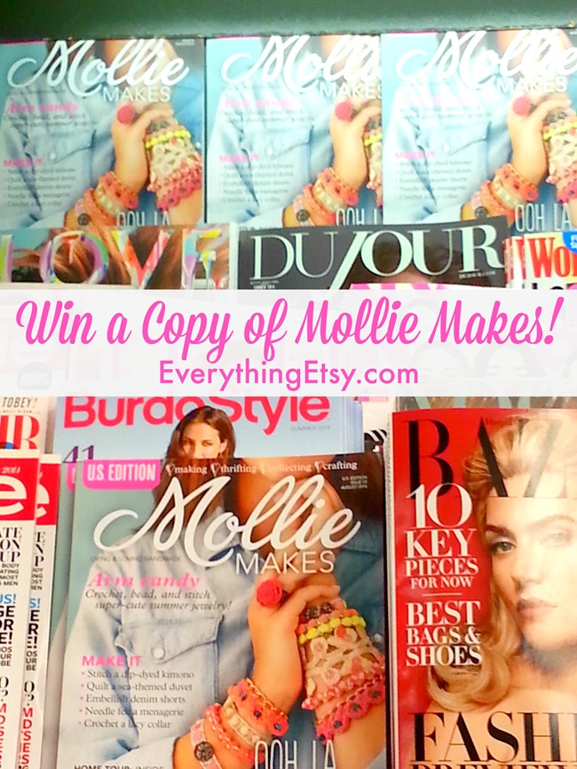 Win a Copy of Mollie Makes on EverythingEtsy.com