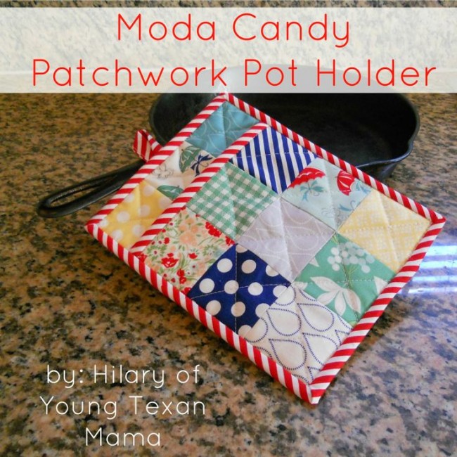 gifts to sew - patchwork pot holder