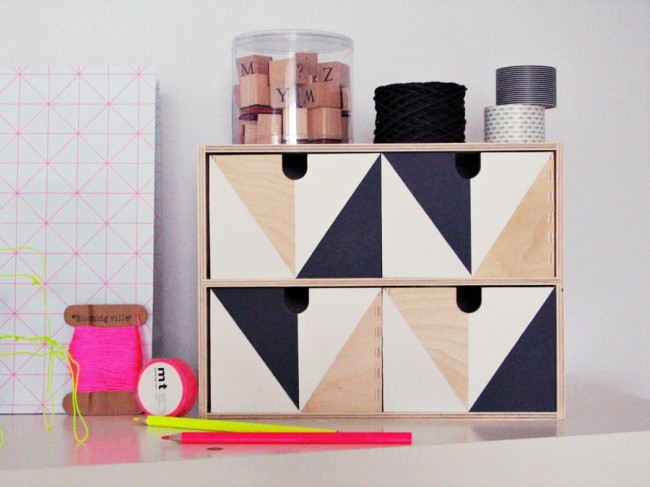 Color Block Mini Drawers