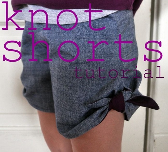 simple shorts - knot shorts